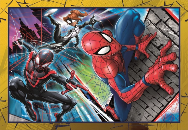 Puzzle CLEMENTONI Spiderman 4 in 1