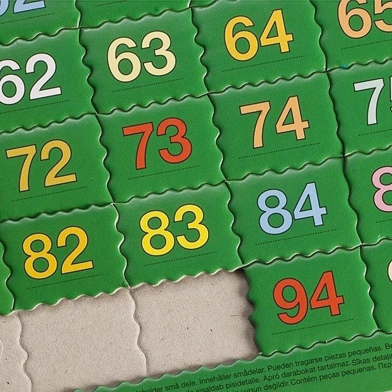 Larsen puzzle educativo Contare fino a 100