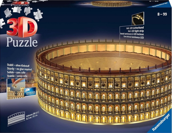 Puzzle 3D Luminoso Edizione Notturna Colosseo