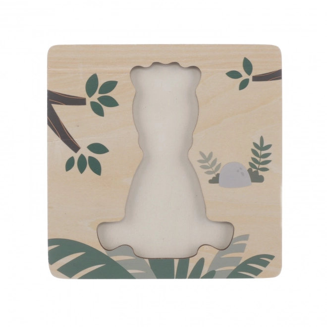 Puzzle in legno piccolo, Zebra