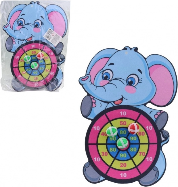 Bersaglio Elefante con palline per bambini