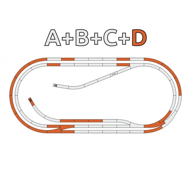 Set binari paralleli con base - ROCO Geoline