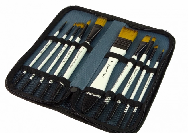 Set di pennelli per artisti 10 pz in custodia