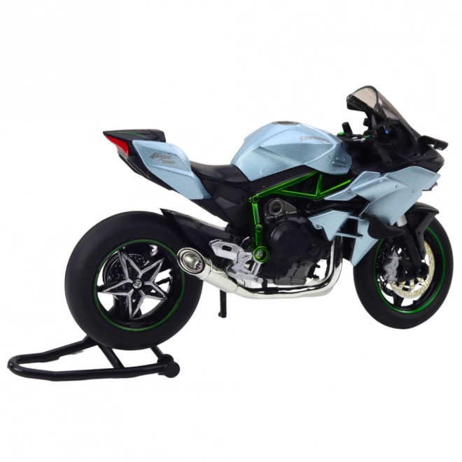 Motociclo sportivo in metallo con effetti