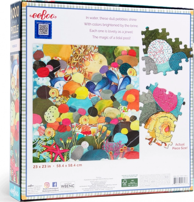 Puzzle Quadrato Pietre 1000 Pezzi