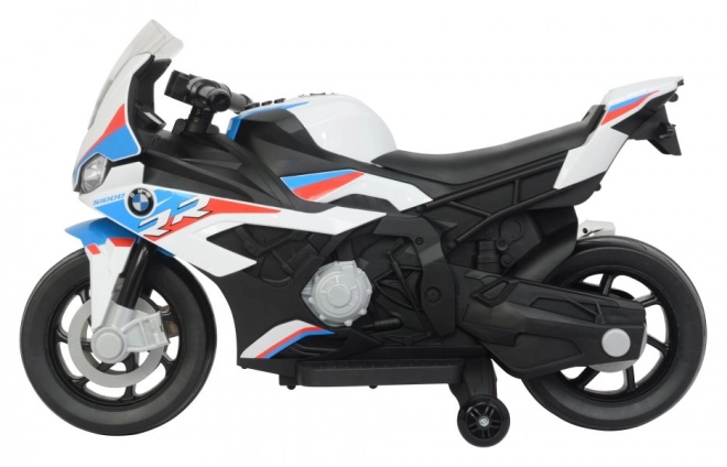 Moto elettrico BMW S1000RR bianco