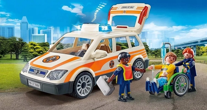 Set di figurine City Life Auto di soccorso