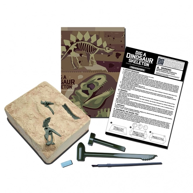 Scheletro di dinosauro - Triceratopo