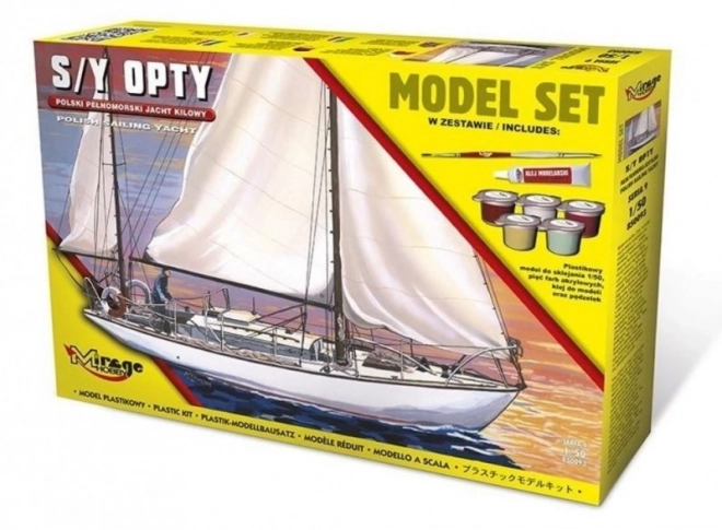 Set modellismo yacht a chiglia polacco