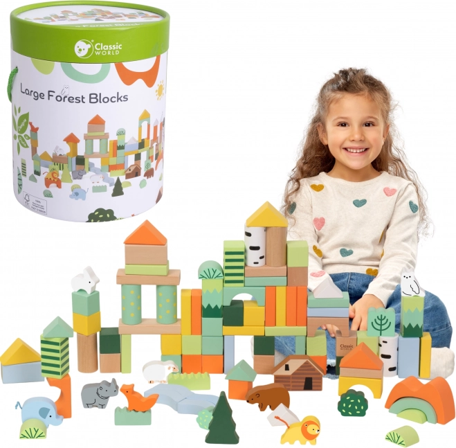 Blocchi di legno creativi Mondo della Foresta di Classic World