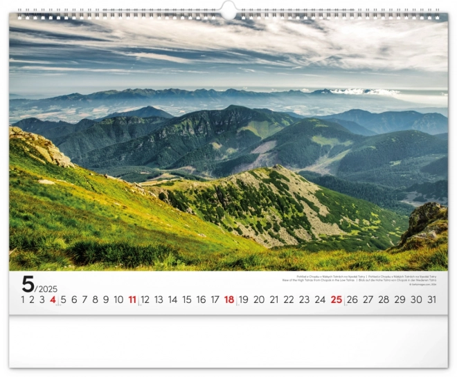 Calendario da parete Magiche Tatra 2025