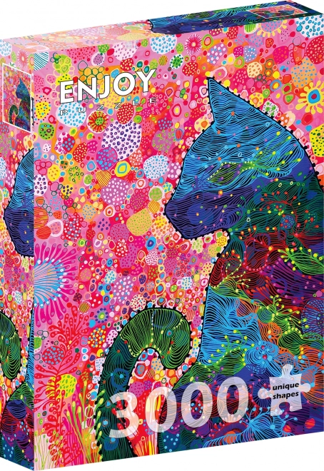 Puzzle ENJOY Gatto vagabondo 3000 pezzi