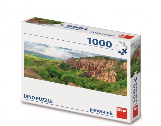 Puzzle panoramico Dino Rosso Canyon 1000 pezzi