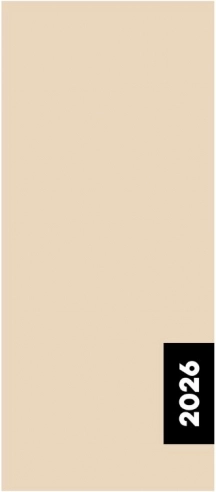Agenda mensile Beige 2026