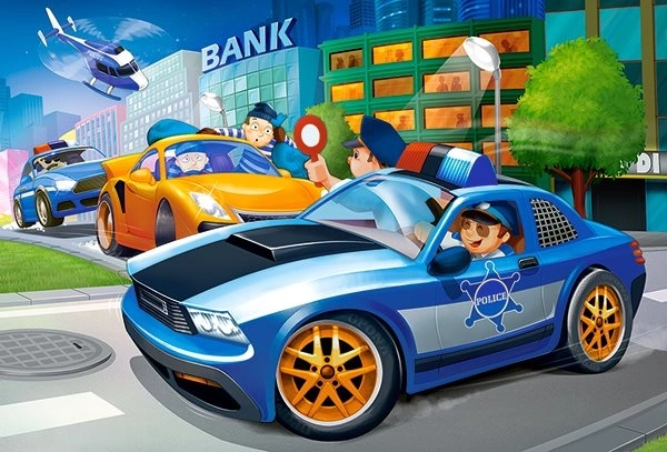 Puzzle Intervento di Polizia MAXI 40 pezzi