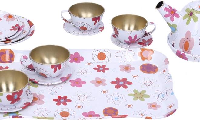 Set da tè in metallo per bambini