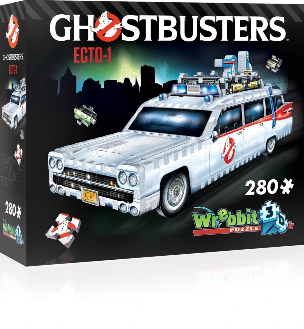 Puzzle 3D Auto GHOSTBUSTERS ECTO-1 280 Pezzi