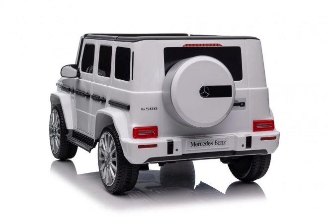 Auto elettrico Mercedes G500 Bianco 4x4