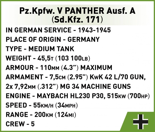 Set Cobi Pz.Kpfw. V Panther