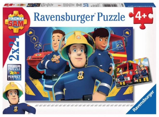 Puzzle Sam il Pompiere - Pronto Soccorso 2x24 Pezzi