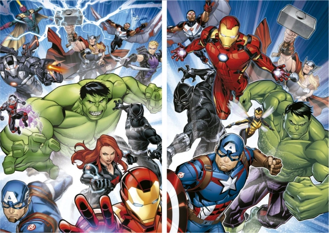 Puzzle Avengers 2x100 pezzi