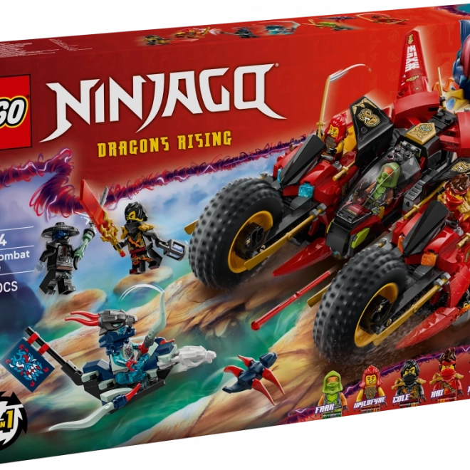 Lego Ninjago Veicolo da combattimento dei ninja 3 in 1
