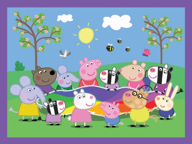 Puzzle e memory Peppa Pig Radosne Chwile