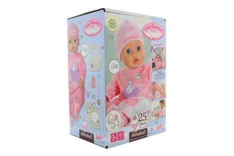 Bambola Interattiva Baby Annabell, 43 cm