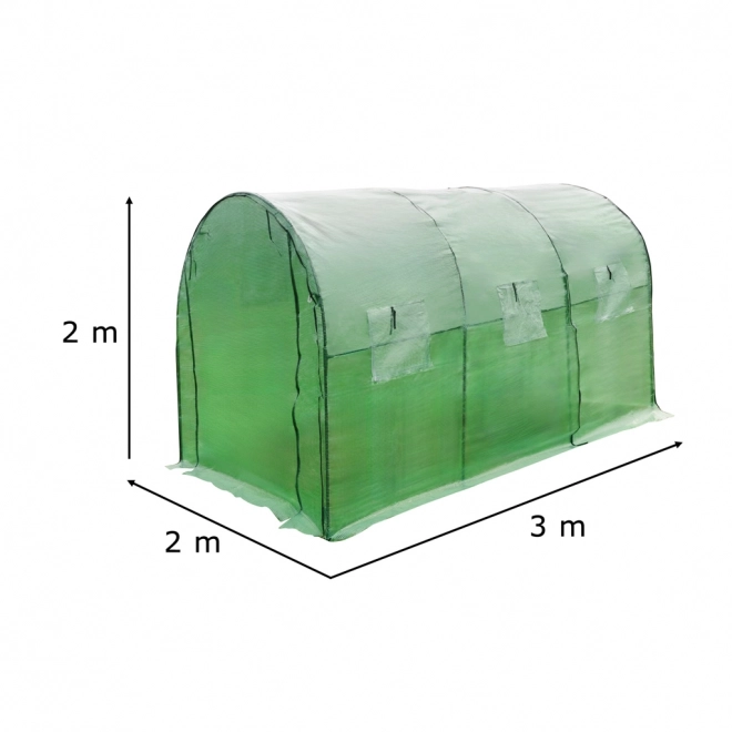 Serra a tunnel LUARO per piante e ortaggi 3x2x2 metri