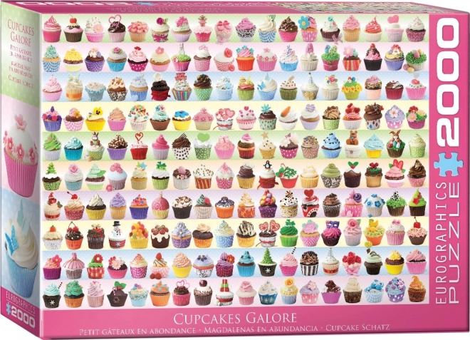 Puzzle Cupcake Colorati 2000 Pezzi