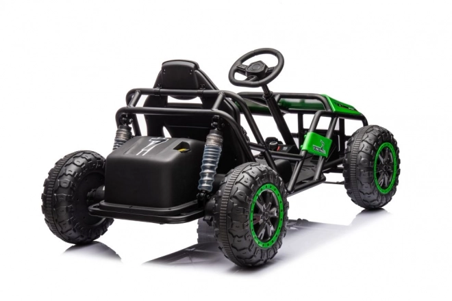 Auto elettrica per bambini Buggy Verde 24V