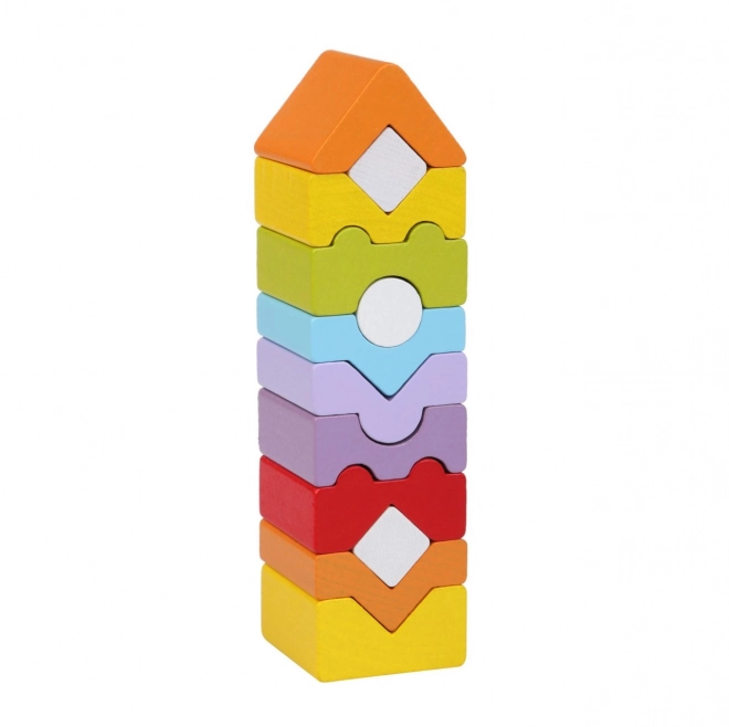 Torre in legno CUBIKA XI con puzzle a 12 pezzi