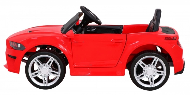 GT Auto sportivo a batteria per bambini Rosso + telecomando + avviamento lento + portabagagli + MP3 LED
