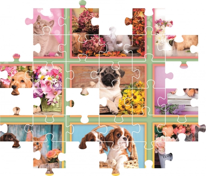 Puzzle Cani Cuccioli Clementoni 180 Pezzi