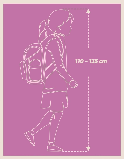 Set di articoli scolastici BAGGL Tlapky: zaino, astuccio e sacchetto