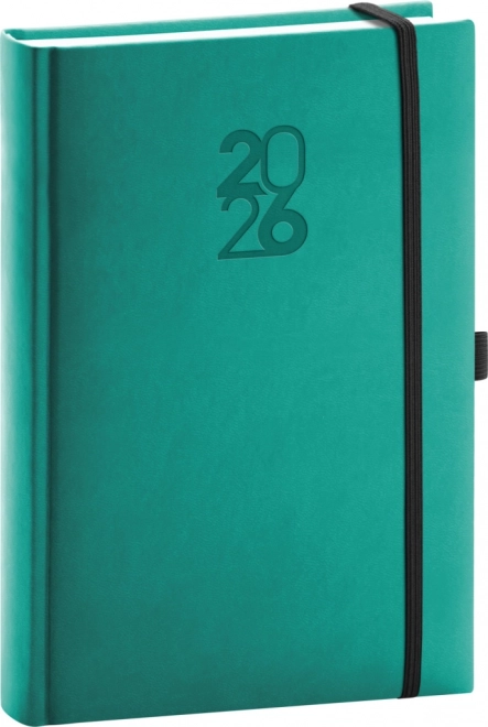 Agenda quotidiana Aprint Top 2026, turchese