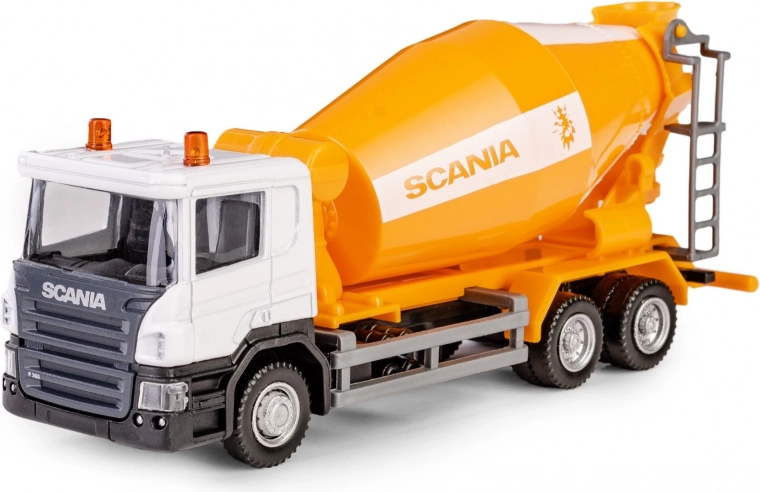 Betoniera realistica con tamburo rotante