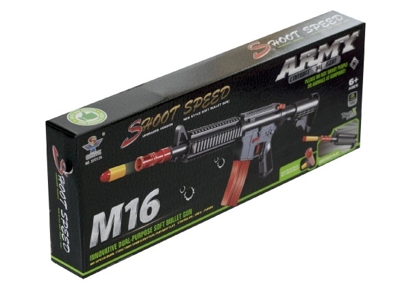 Fucile giocattolo M16 a proiettili in schiuma