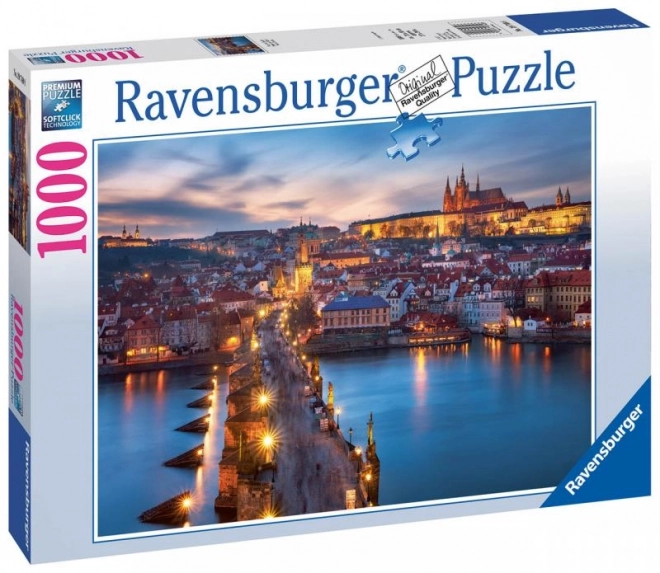 Puzzle Praga di notte 1000 pezzi