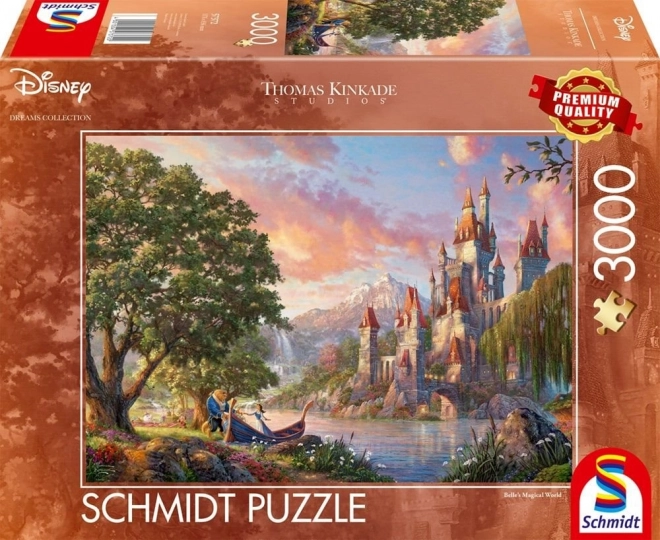 Puzzle La Bella e la Bestia: Il magico mondo di Belle 3000 pezzi