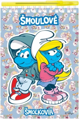 Quaderno degli Smurfs con penna