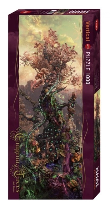 Puzzle verticale Alberi Enigma Fosforoso 1000 pezzi