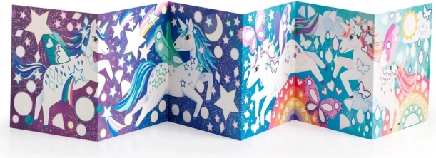 Set di adesivi scintillanti con Unicorni Magici