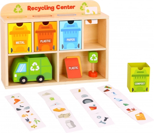 Centro di Riciclaggio Educativo in Legno Tooky Toy