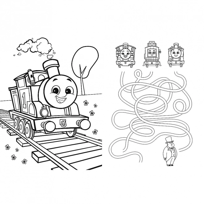 Puzzle Doppia Faccia Trenino Thomas e Amici Super Maxi 24 Pezzi