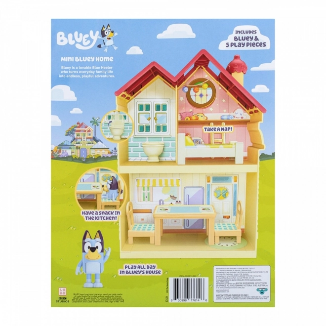 Set figurine mini casa della famiglia Bluey