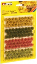Ciuffi d'erba fioriti XL set 104 pz