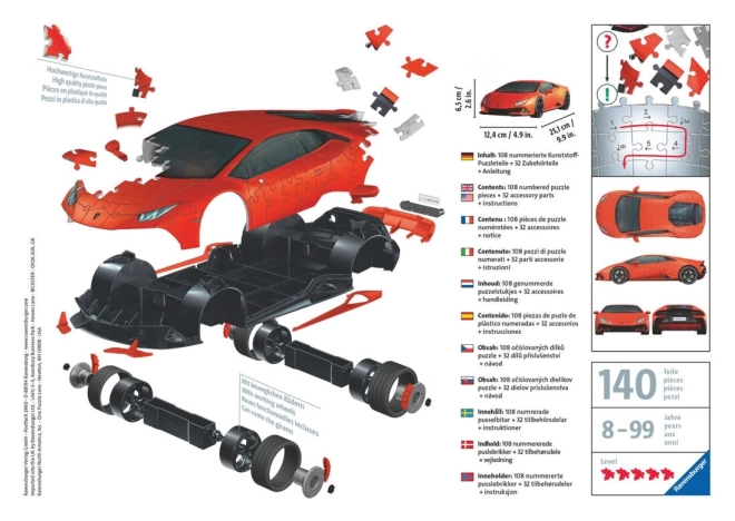 Puzzle Lamborghini Huracan Evo Verde