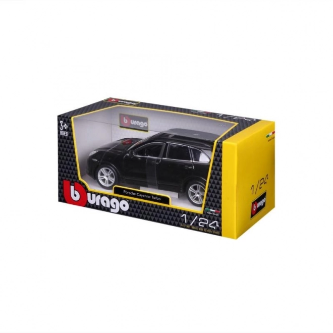 Modello in metallo Porsche Cayenne Turbo nero 1/24