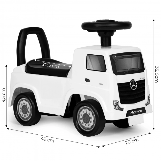 Camioncino Mercedes per bambini, bianco